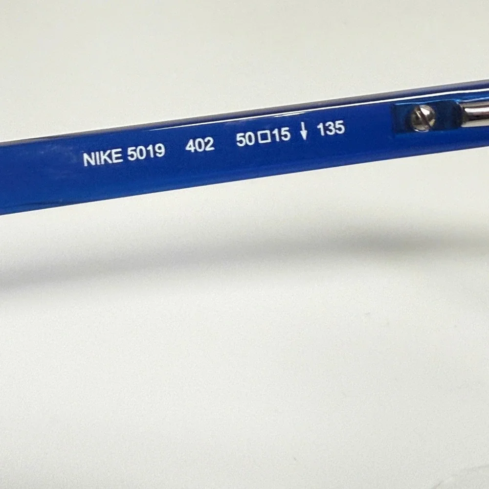 Nike‎ 5019 402 Blue Rectangular Eyeglasses Frames 50-15-135 Just Do It Eyewear